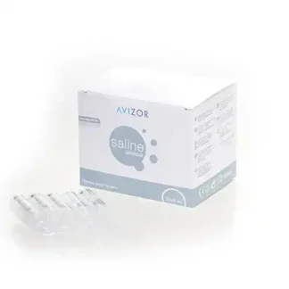 Æske med Avizor Saline Unidose kontaktlinsevæsker