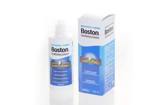 Flaske med Boston Advance Conditioning Solution kontaktlinsevæske