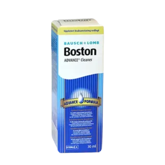 Flaske med Boston Cleaner kontaktlinsevæske