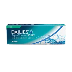 Æske med Dailies Aquacomfort Plus Toriske kontaktlinser