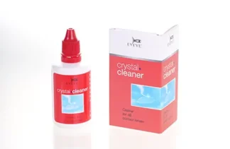 Flaske med Eyeye Crystal Cleaner kontaktlinsevæske