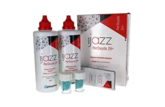 Flasker med Jazz Peroxide 2H kontaktlinsevæske