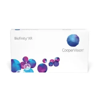 Æske med Cooper Biofinty XR kontaktlinser