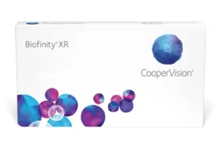 Æske med Cooper Biofinty XR kontaktlinser