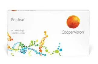 Æske med Cooper Proclear sfæriske kontaktlinser