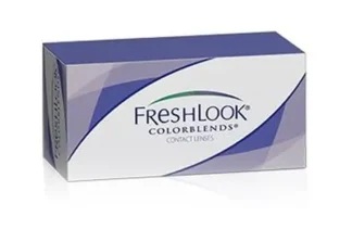 Æske med Freshlook Coloblends kontaktlinser