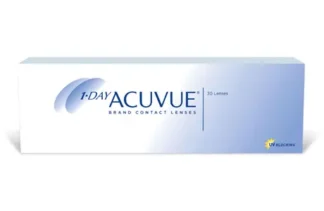 Æske med 1day Acuvue kontaktlinser