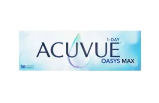Æske med Acuvue 1-day Oasys Max kontaktlinser