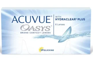 Æske med Acuvue Oasys kontaktlinser