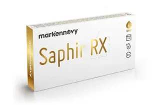Æske med Saphir RX multifokale, toriske kontaktlinser