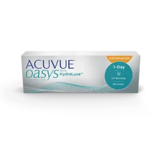 Æske med Acuvue Oasys kontaktlinser mod astigmatisme