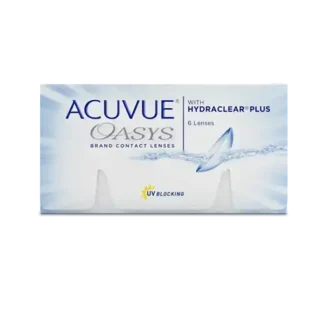 Æske med Acuvue Oasys kontaktlinser