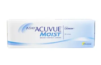 Æske med Acuvue 1day moist