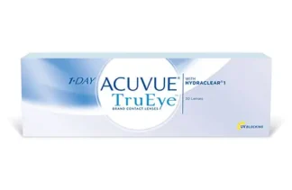 Æske med Acuvue 1day TrueEye kontaktlinser