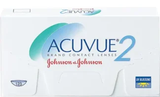 Æske med Acuvue 2 kontaktlinser