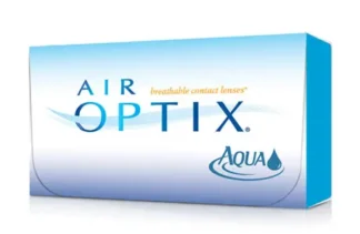 Æske med Air Optix Aqua kontaktlinser