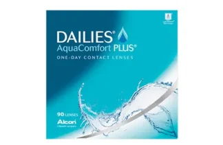 Æske med Alcon Dailies AquaComfort PLUS kontaktlinser