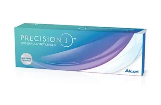 Æske med Precision 1 kontaktlinser