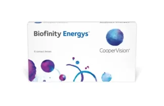 Æske med Biofinity Energys Asphere kontaktlinser