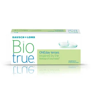 Æske med Bausch + Lomb Biotrue kontaktlinser