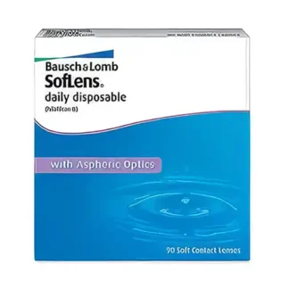 Æske med Bausch + Lomb Soflens kontaktlinser