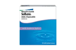Æske med Bausch + Lomb Soflens kontaktlinser