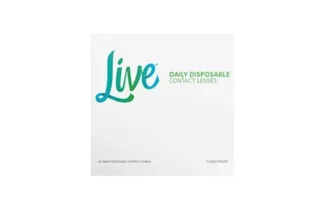 Æske med Live daily disposable kontaktlinser