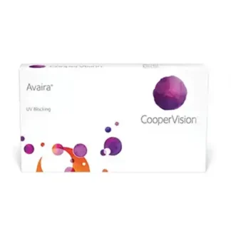 Æske med Avaira kontaktlinser fra CooperVision