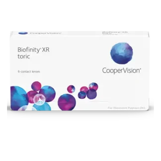 Æske med Biofinity XR Toric kontaktlinser