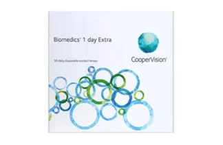 Æske med Biomedics 1 day Extra kontaktlinser