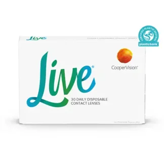 Æske med Live daily disposable kontaktlinser