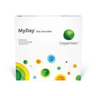 Æske med MyDay daily disposable kontaktlinser 90 stk.