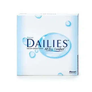 Æske med Alcon Daililes kontaktlinser