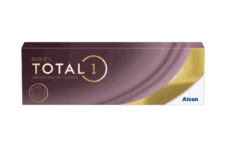 Æske med Dailies Total1 kontaktlinser