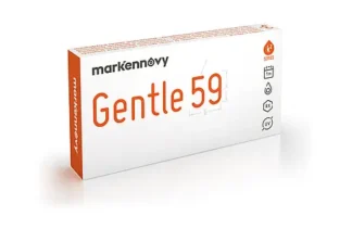 Æske med Gentle 59 kontaktlinser