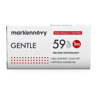 Æske med Gentle 59 kontaktlinser