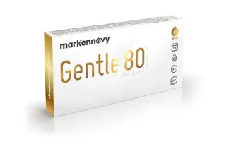 Æske med Gentle 80 kontaktlinser