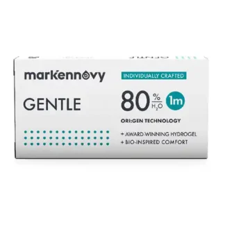 Æske med Gentle 80 kontaktlinser