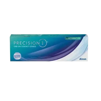 Æske med Precision 1 kontaktlinser