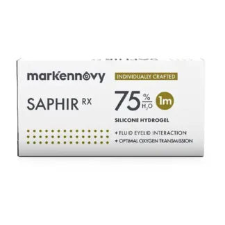 Æske med Saphir RX kontaktlinser
