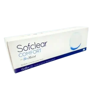 Æske med Sofclear Comfort Biomoist kontaktlinser