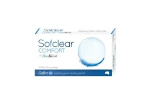 Æske med Sofclear Comfort Biomoist kontaktlinser